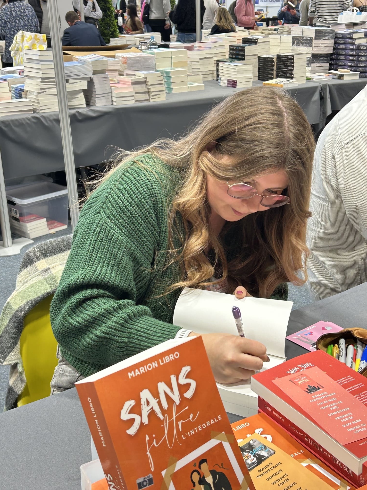 marion libro en dédicace